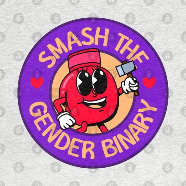 Smash The Gender Binary - Rid Gender Rolls by Football from the Left